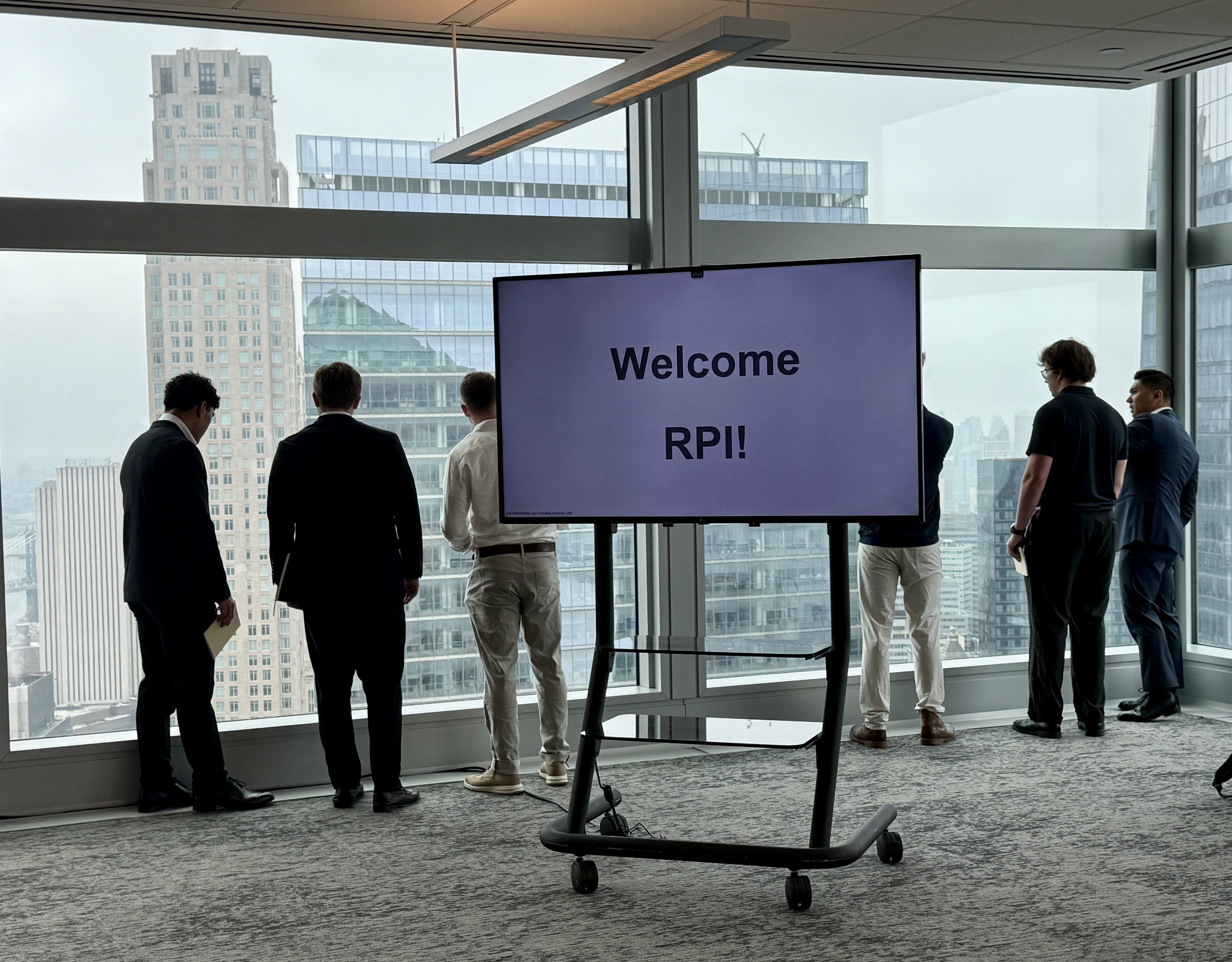 Goldman Sachs NYC View Welcome to RPI