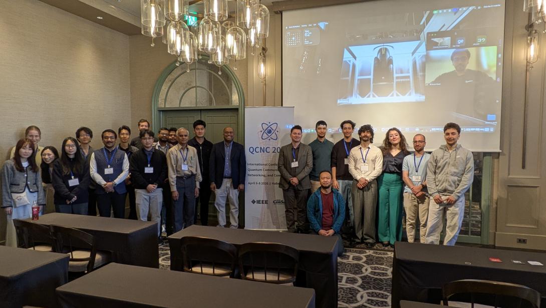 Quantum Researchers at Conference